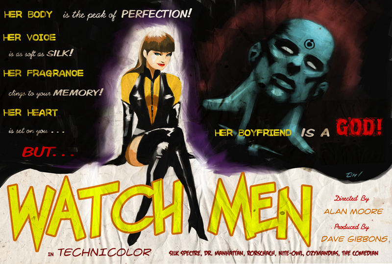 Illustration for article titled Noir Posters Capture the Pulpy Joy of Superhero Movies